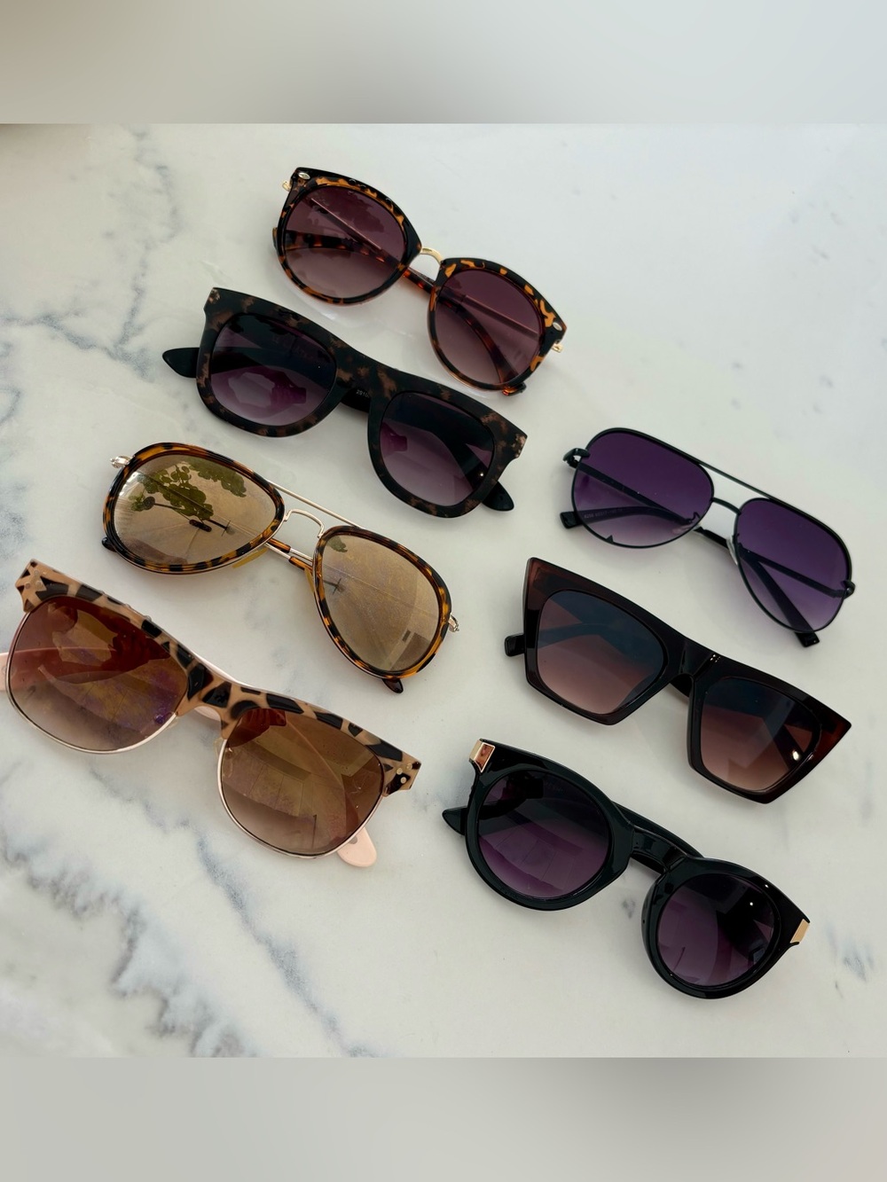 Women’s sunglasses mixed styles and brands - 8 pairs